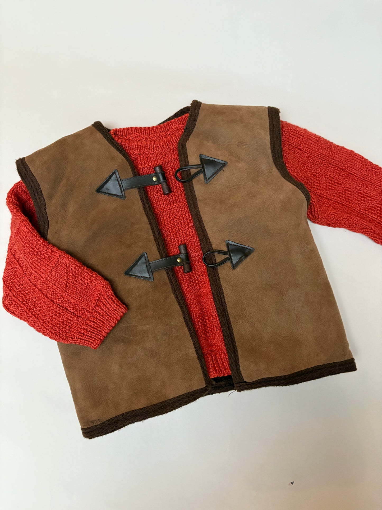 roestkleurige knit (3/4 jaar)