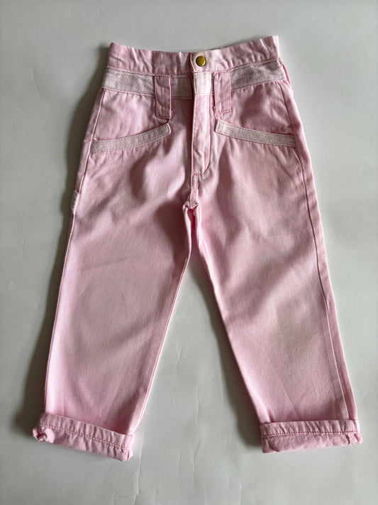 roze Jacadi broek (3/4 jaar)