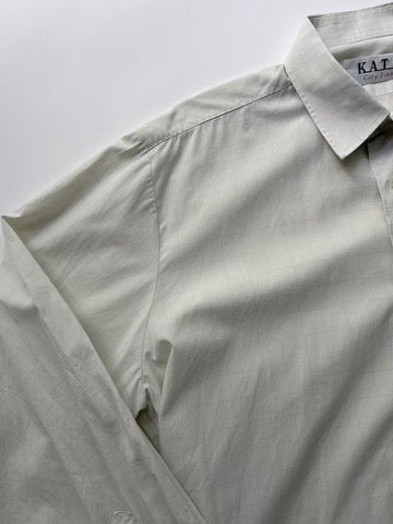 oversized hemd gebroken wit (S-L)