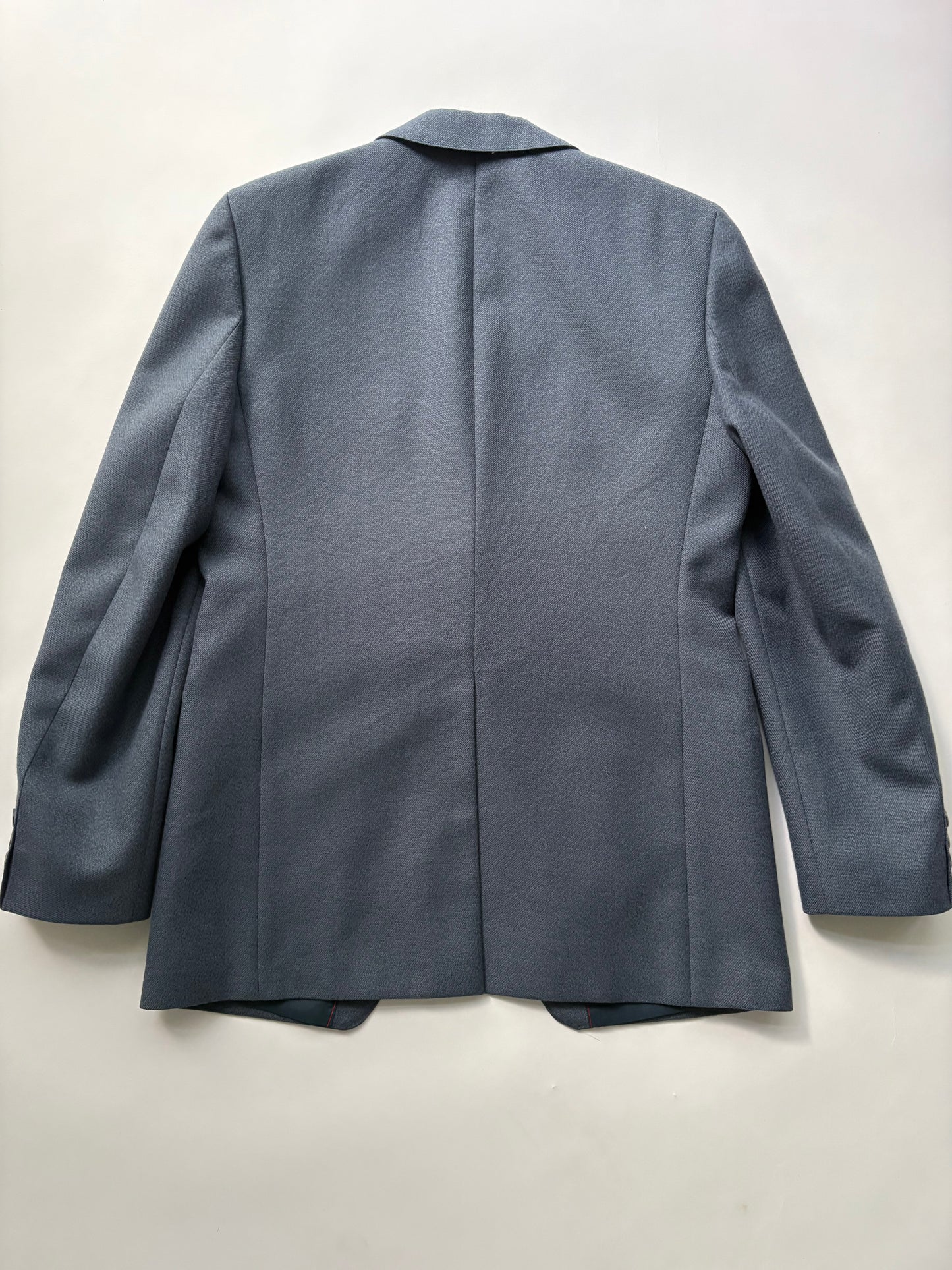 blauwe wollen blazer (S/M)