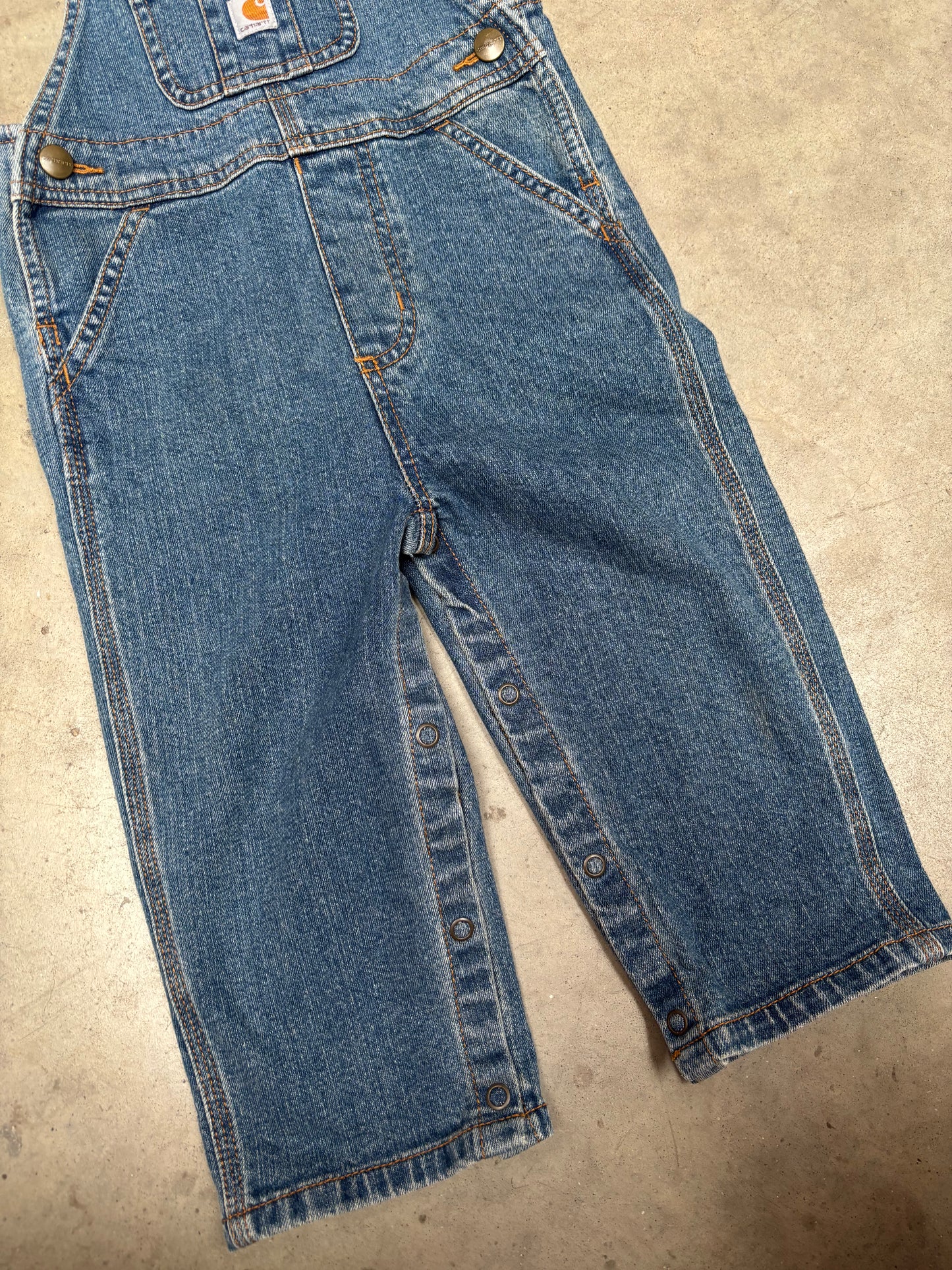 jeanssalopette Carhartt (18/24 mnd)