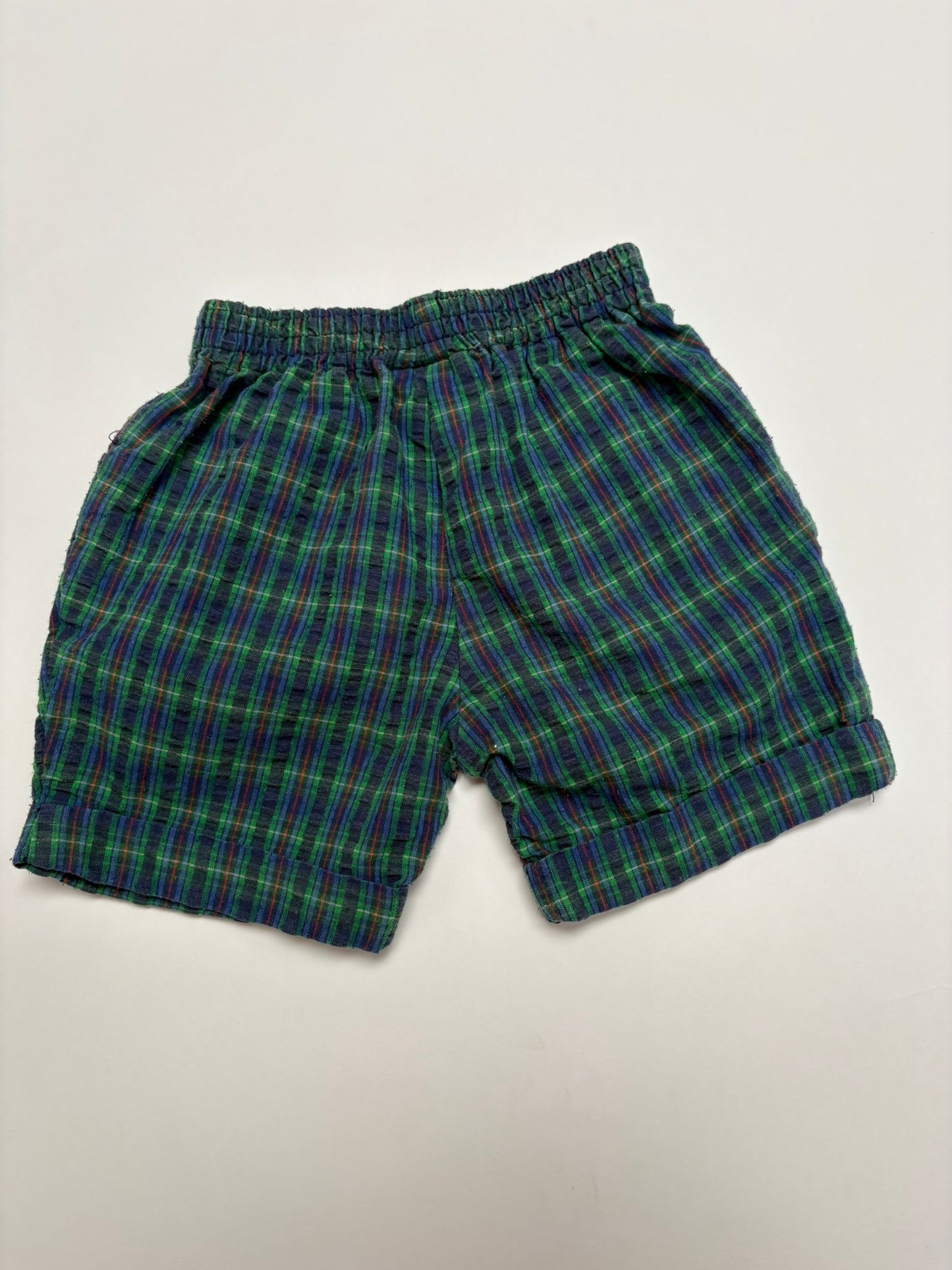 short met ruitjes (12 mnd)