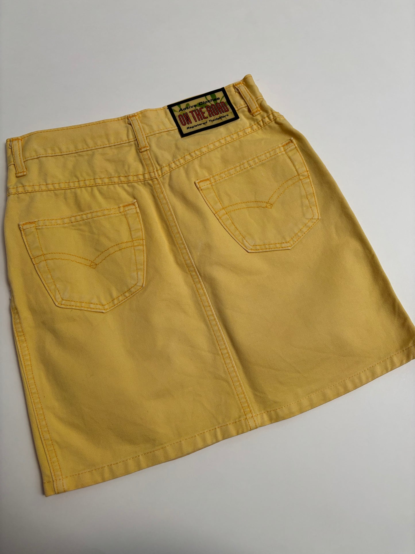 gele jeansrok (10/12 jaar)