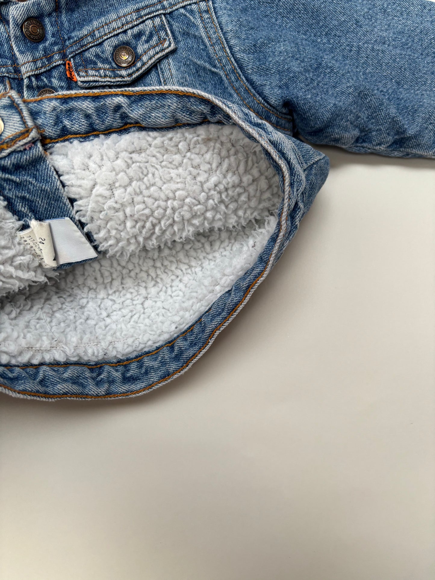 Levi's teddy trucker jacket (2 jaar)