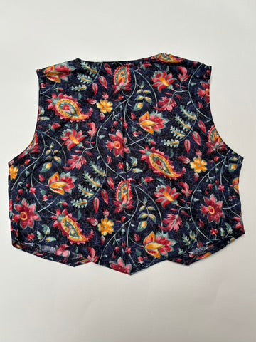 gilet print (7/8 jaar)