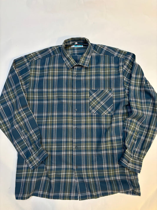 groen/blauw hemd (L/XL)