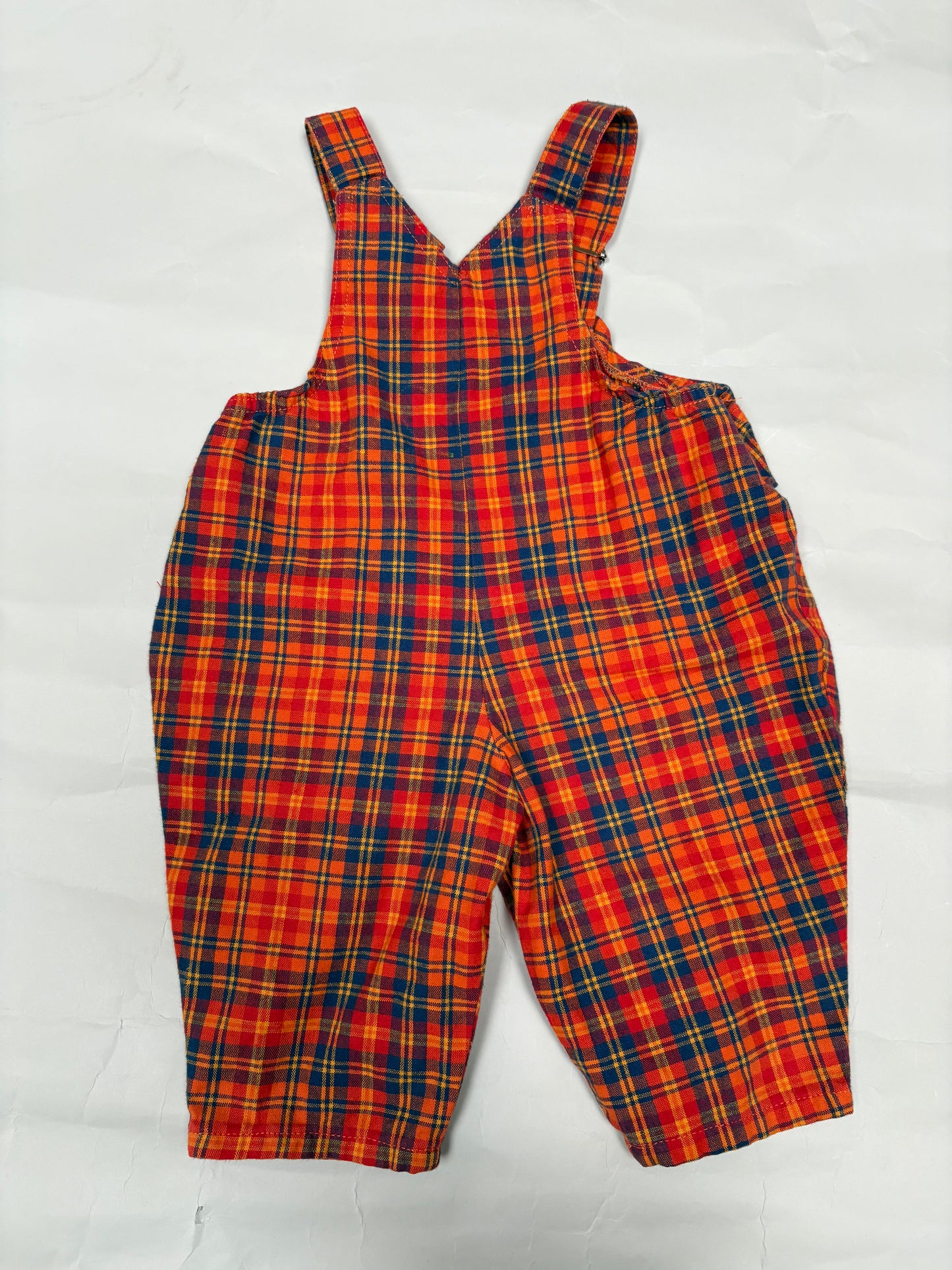 salopette ruitjes (6 mnd)