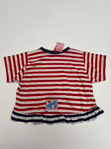 gestreepte T-shirt (6/8 jaar)