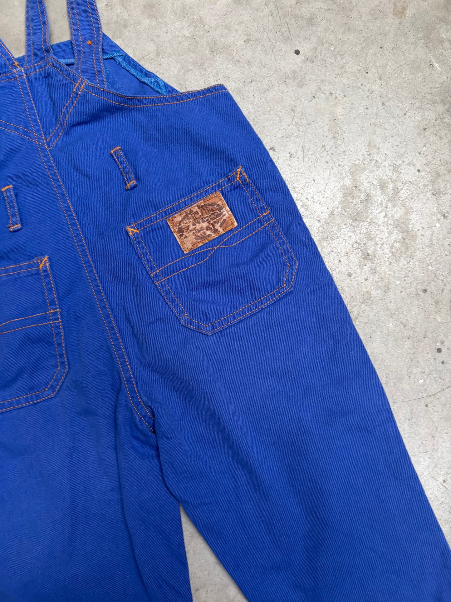 Kobaltblauwe salopette (2 jaar)