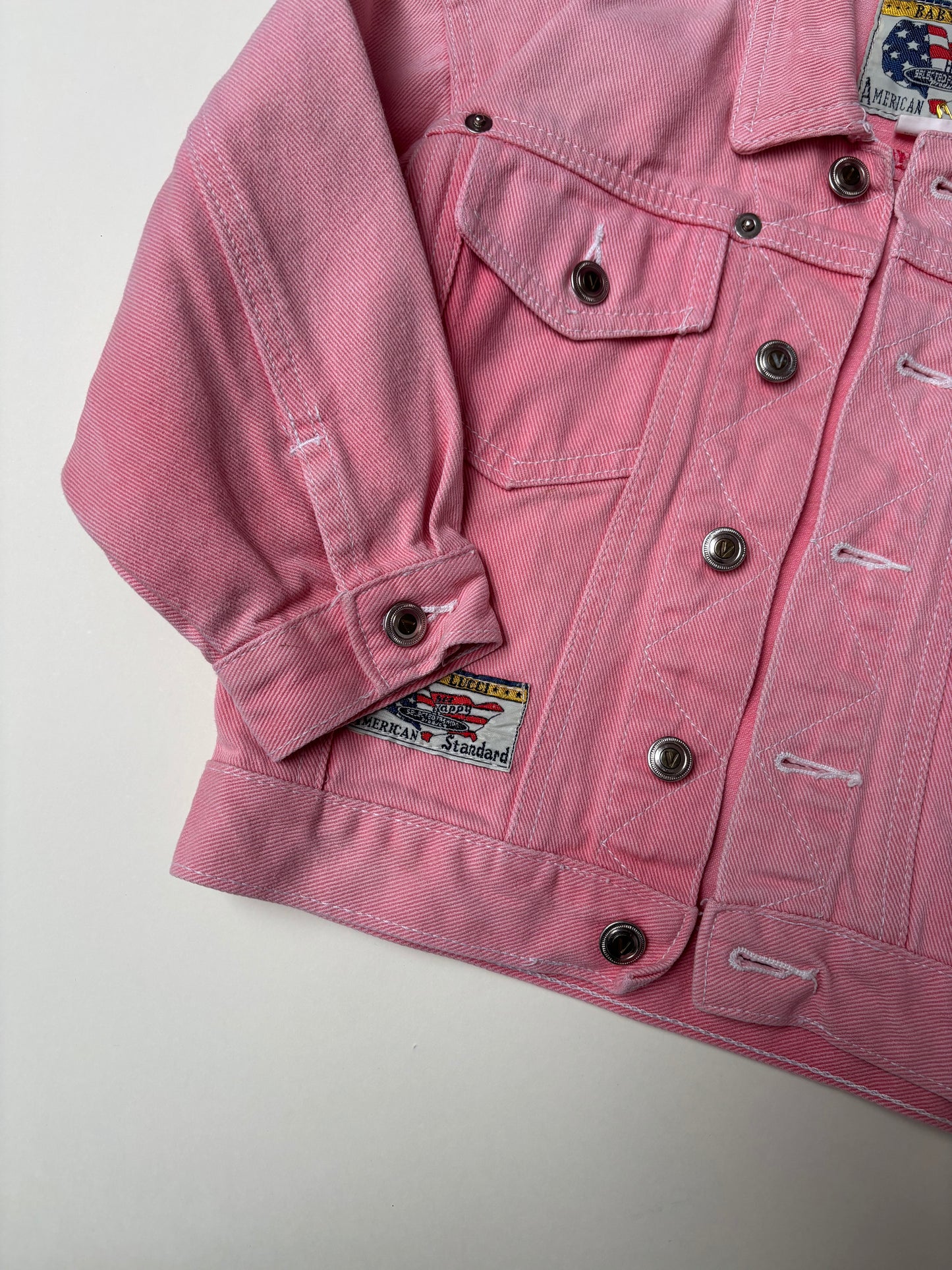 Roze jeansjas (4 jaar)