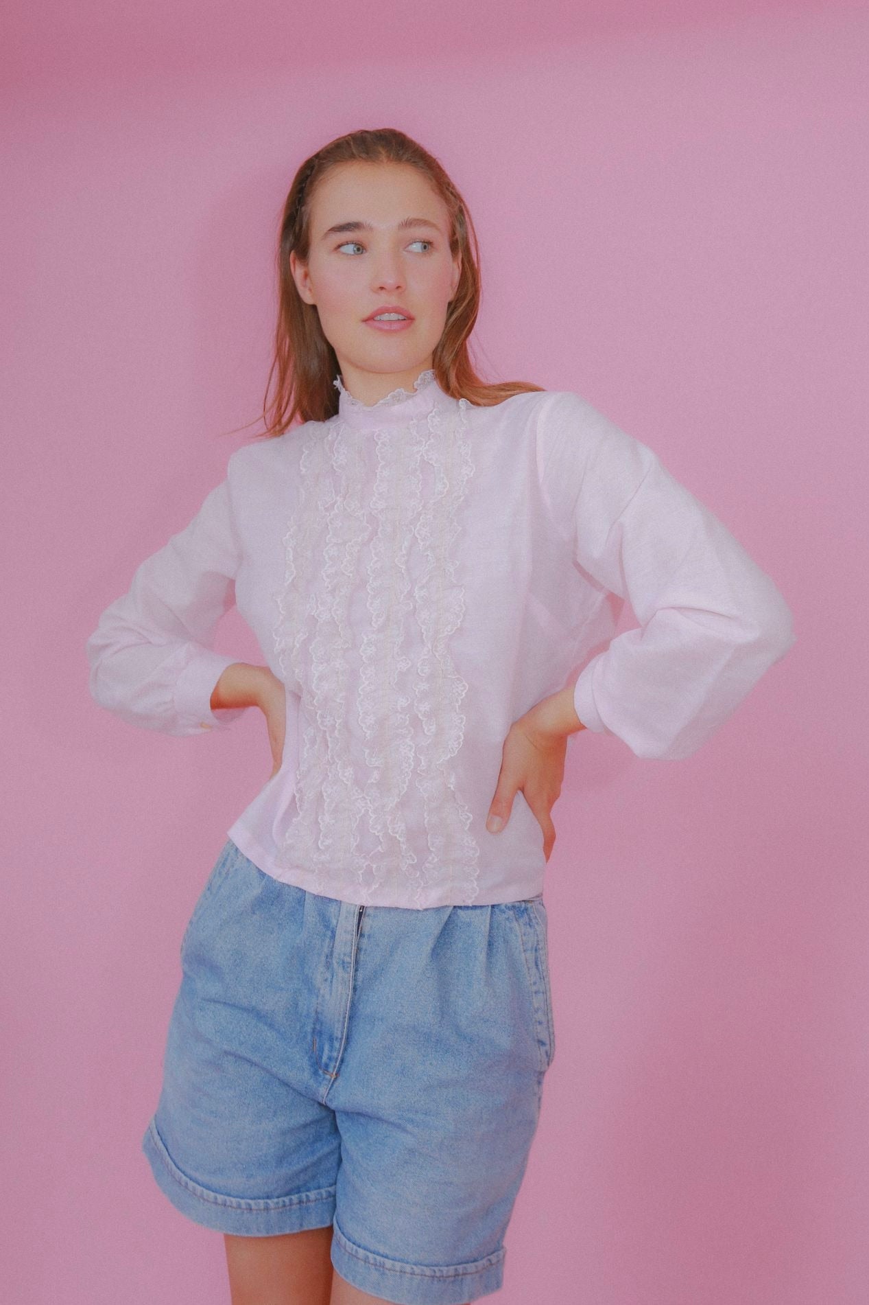 ruffled bloesje (S)