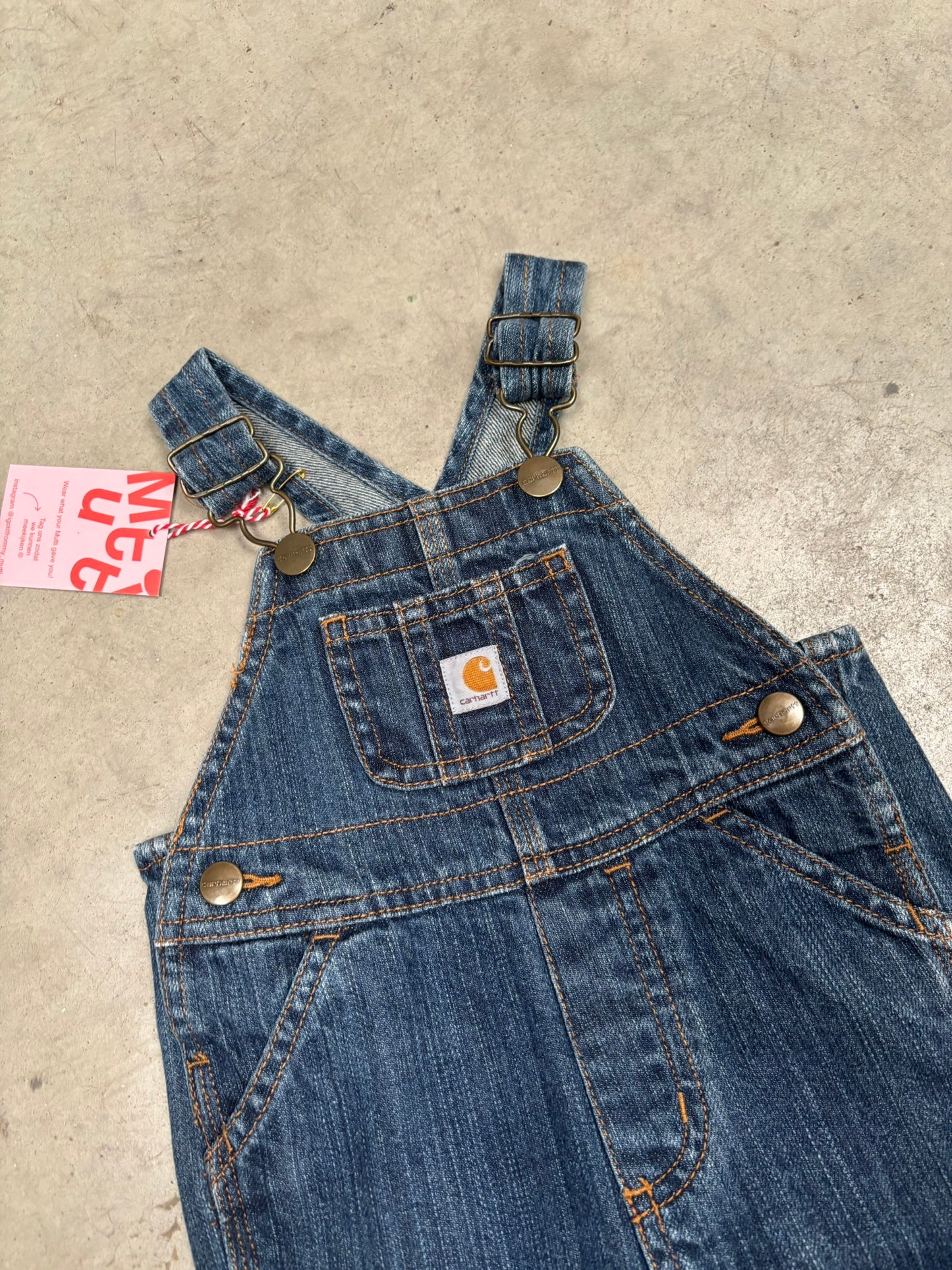 jeanssalopette Carhartt (12 mnd)