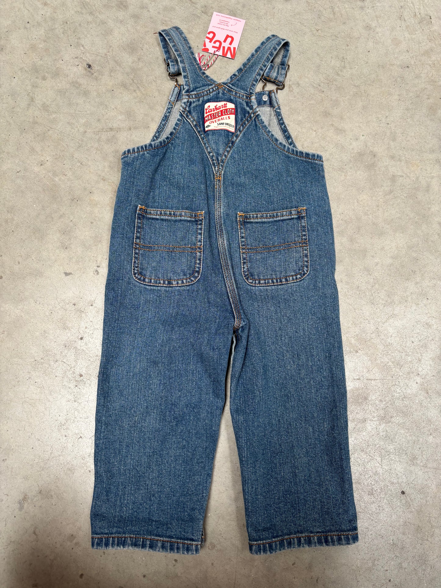 jeanssalopette Carhartt (18/24 mnd)