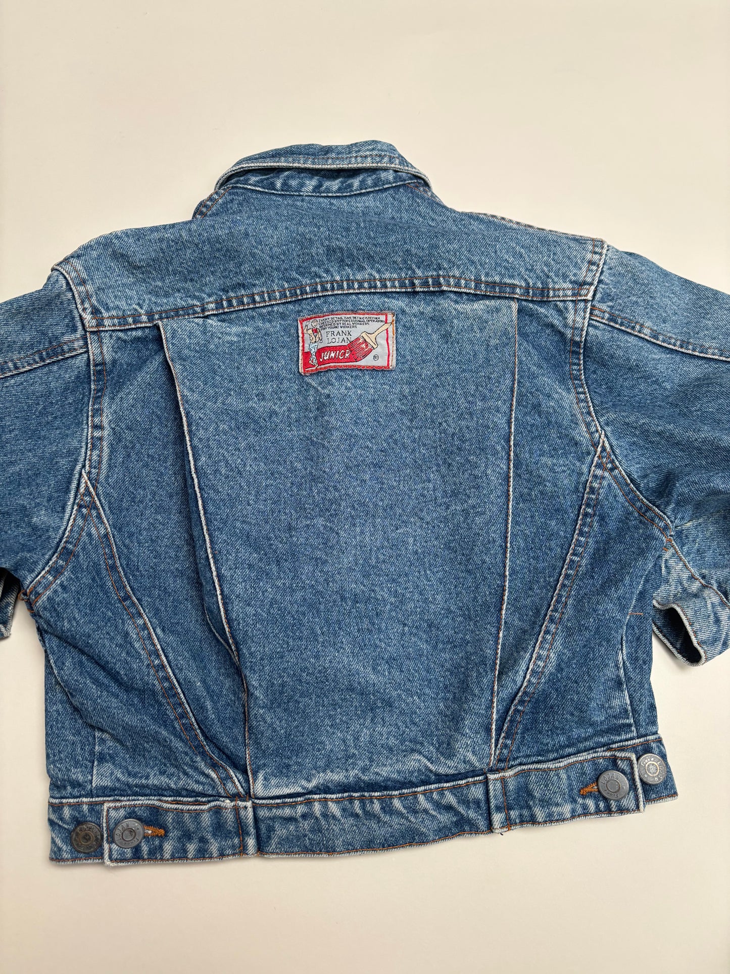 Oversized jeansjas (5/6 jaar)