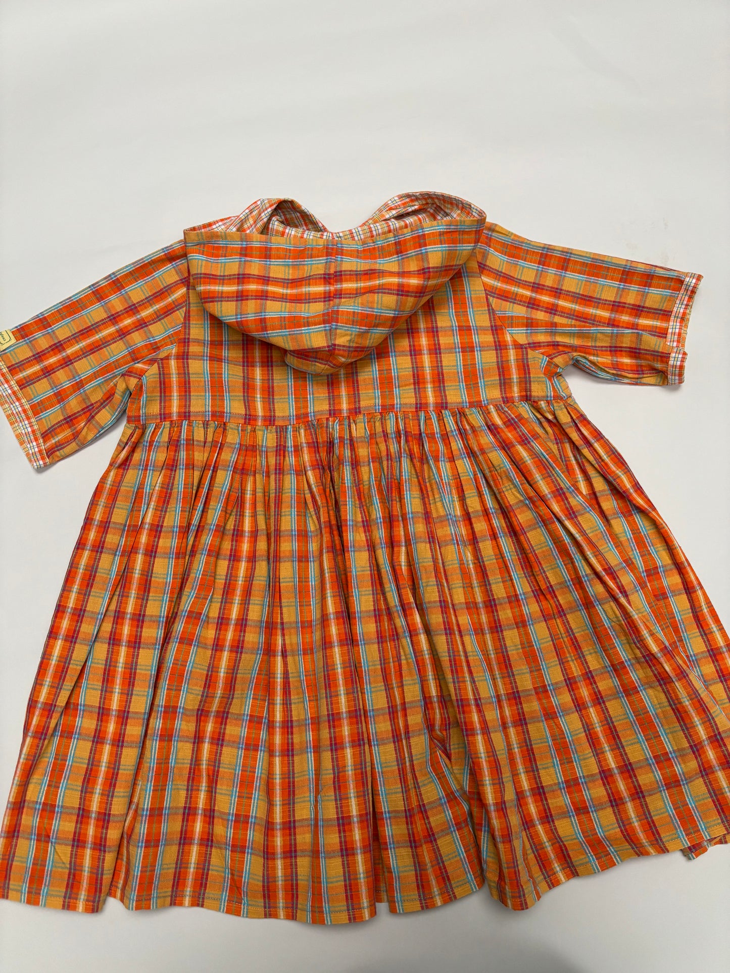 handgemaakte jurk in Oilily stof (7/8 jaar)