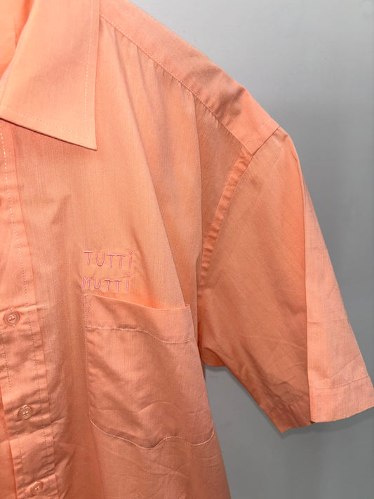 tangerine hemd korte mouwen (M-XL)