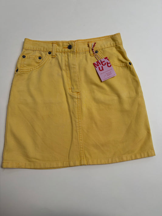 gele jeansrok (10/12 jaar)