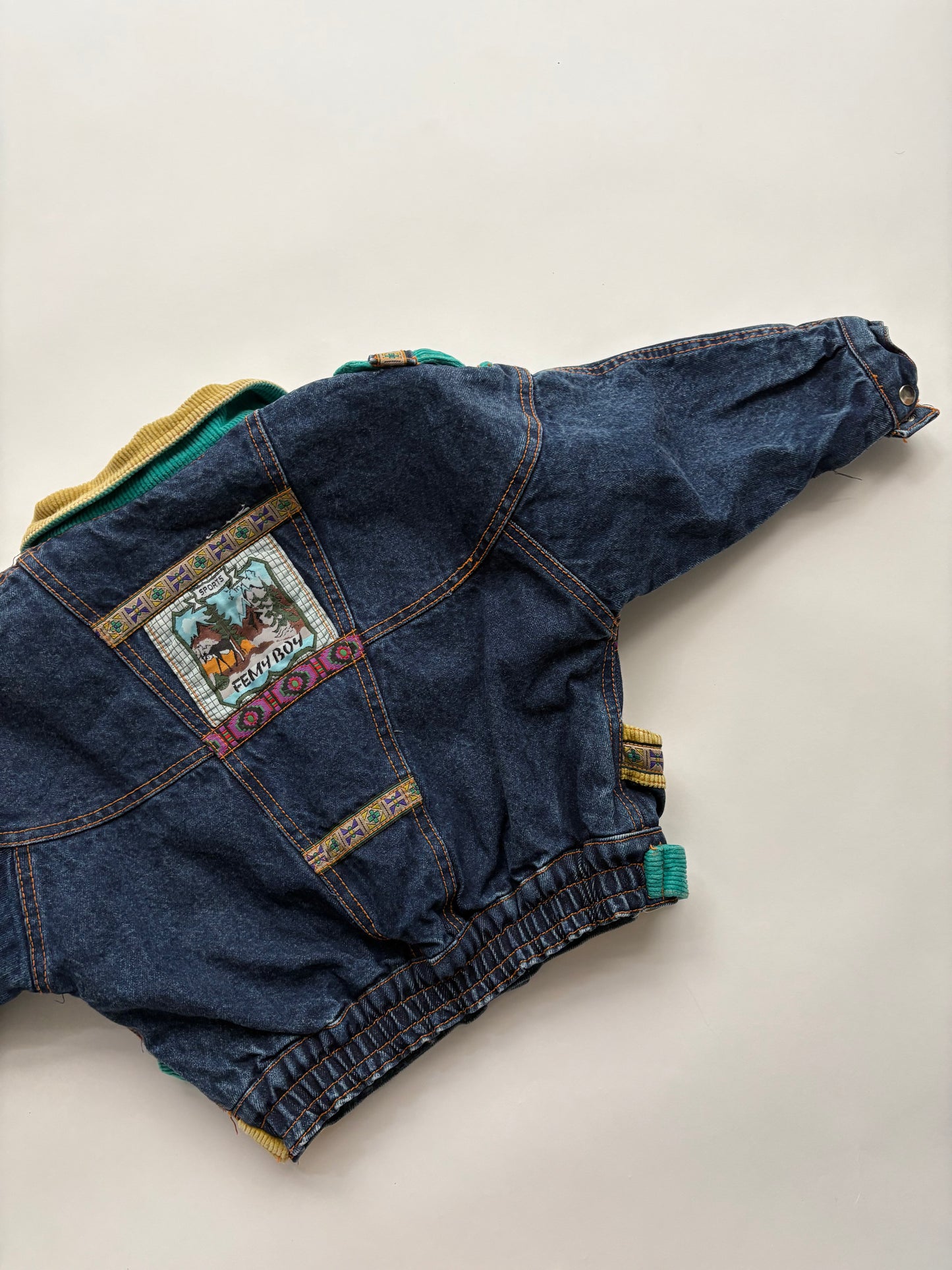 warme jeansjas (maat 104)