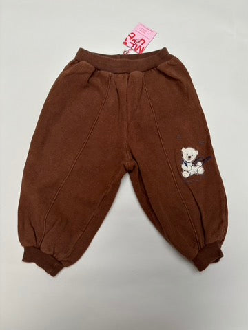 joggingbroek met beer (18/24 mnd)