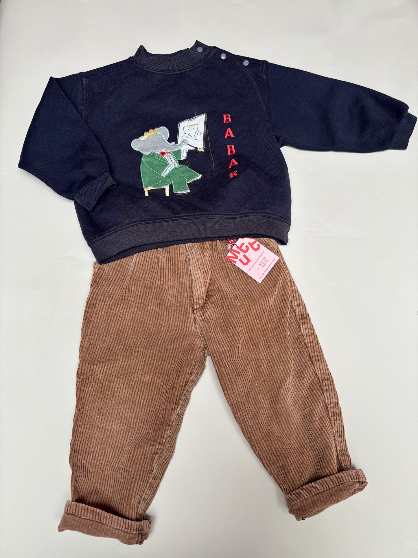 broekje velours (2/3 jaar)