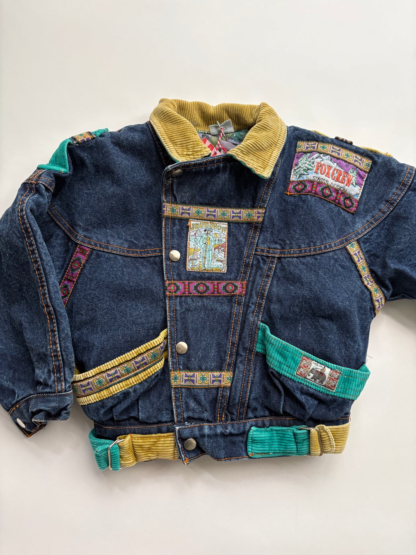 warme jeansjas (maat 104)