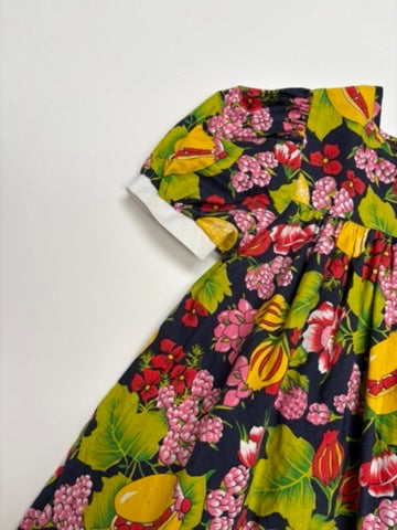 jurk tropische print (3 jaar)