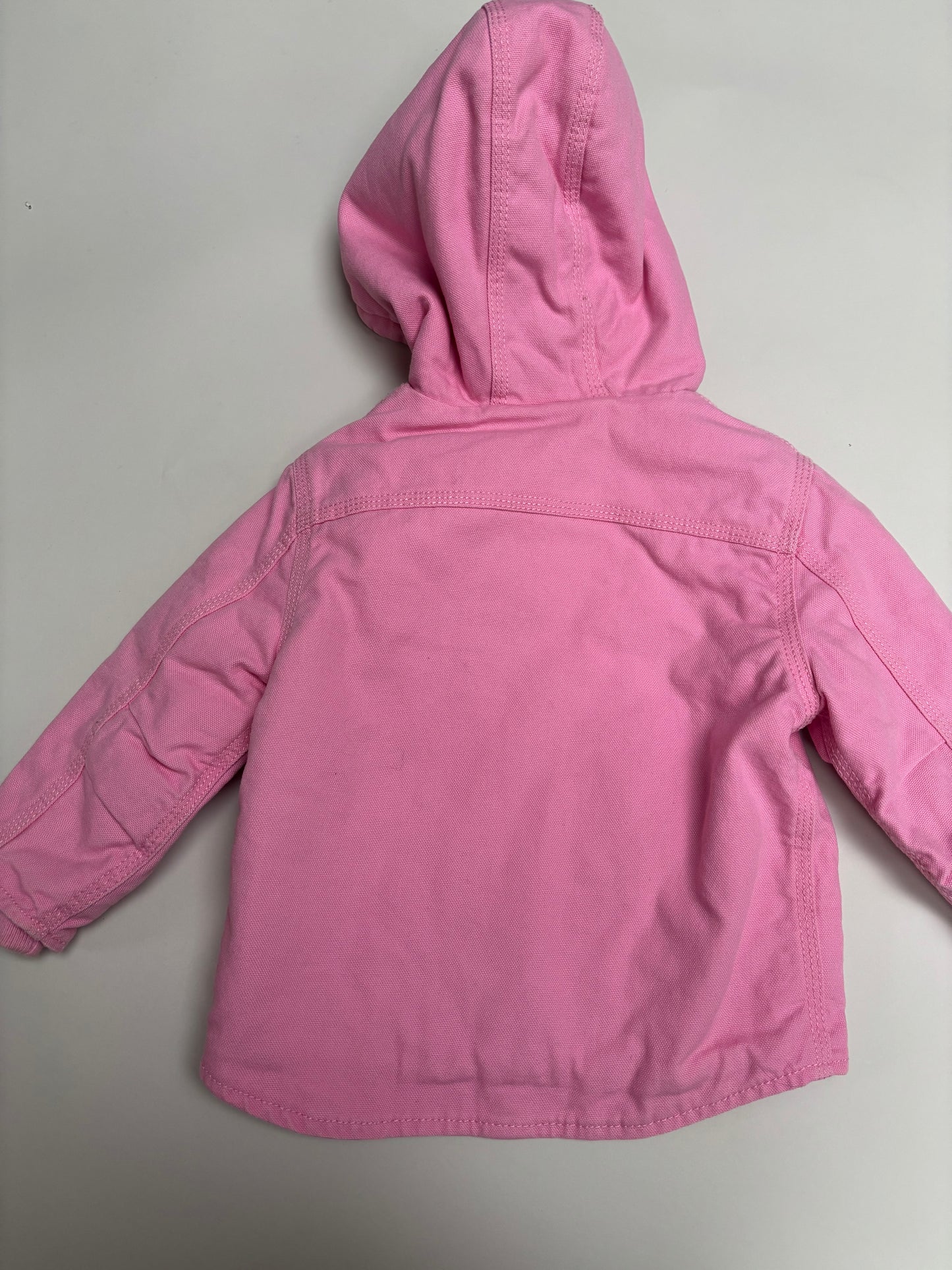 Roze carhartt jas (18 mnd)