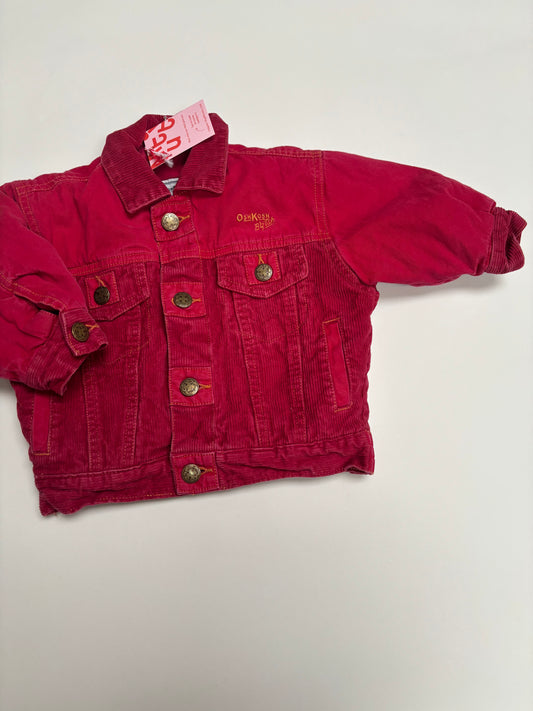 Velours jasje oshkosh (9/12 mnd)