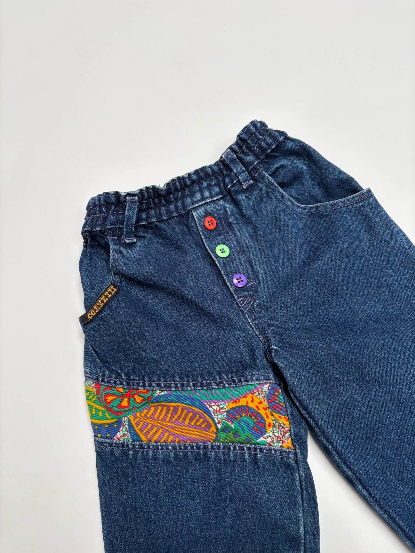 jeans met kleurrijke details (2 jaar)