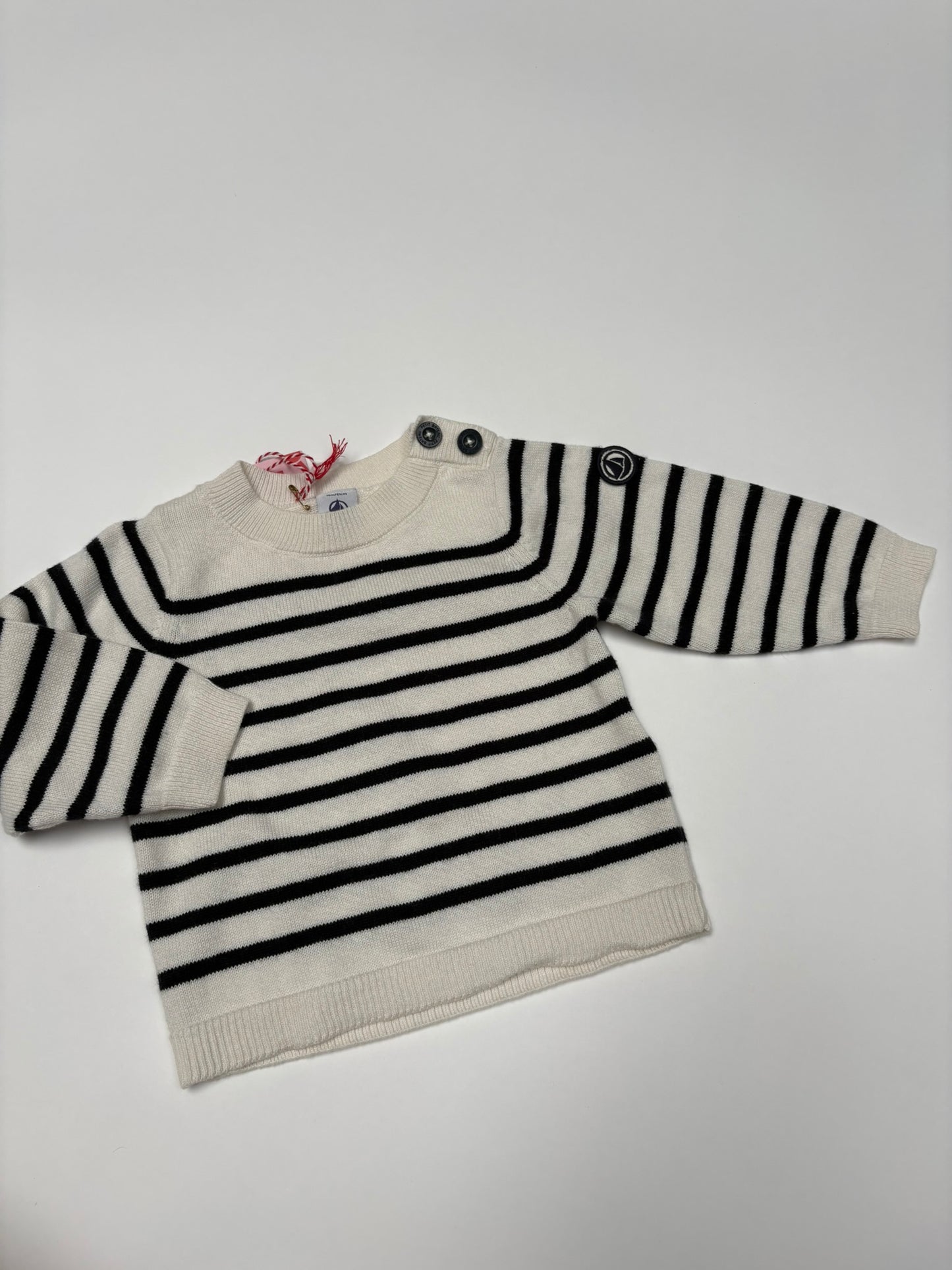 gestreept truitje Petit Bateau (18 mnd)
