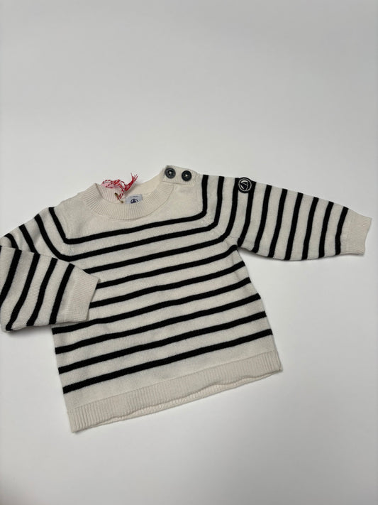 gestreept truitje Petit Bateau (18 mnd)