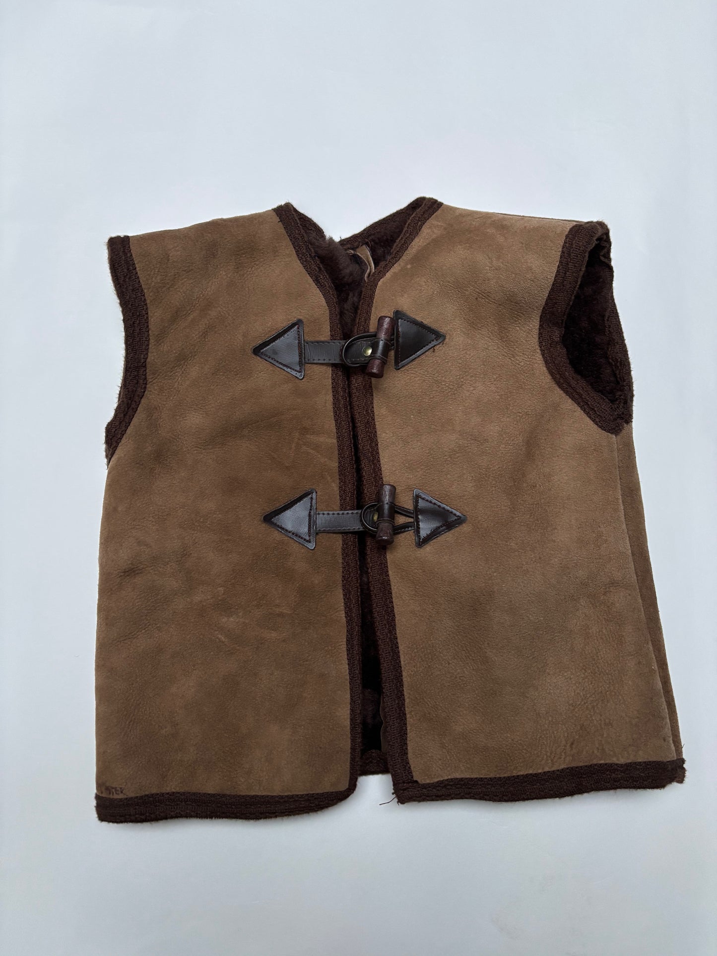 suede schapenvest (3-5 jaar)