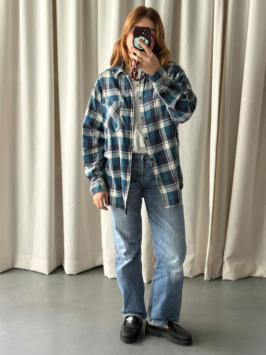 flanellen hemd met ruiten (M/L)