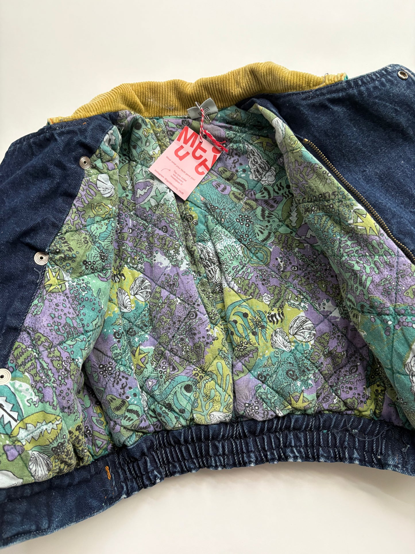 warme jeansjas (maat 104)