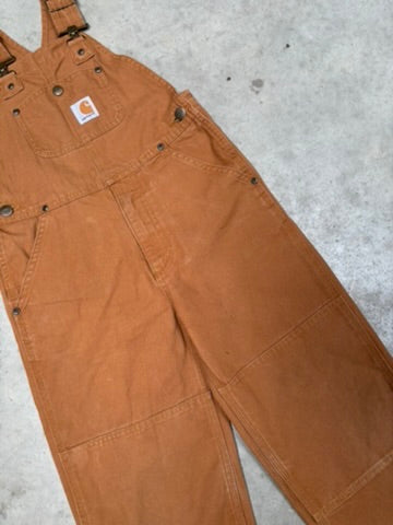 camel salopette Carhartt (7/8 jaar)