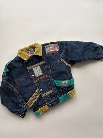 warme jeansjas (maat 104)