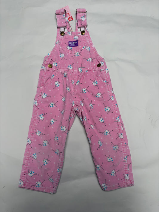 Oshkosh salopette velours (3/4 jaar)