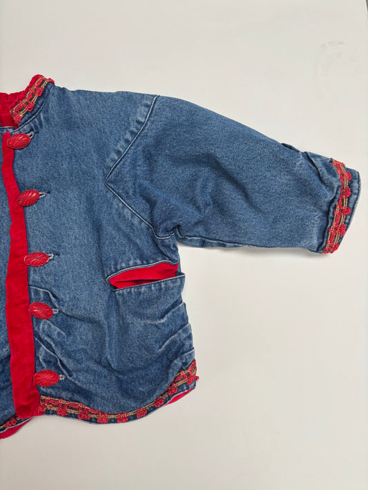 Gewatteerde jeansjas catimini (4/5 jaar)