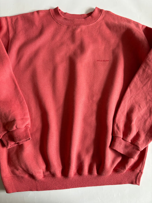 koraalkleurige sweater (14/16 jaar)