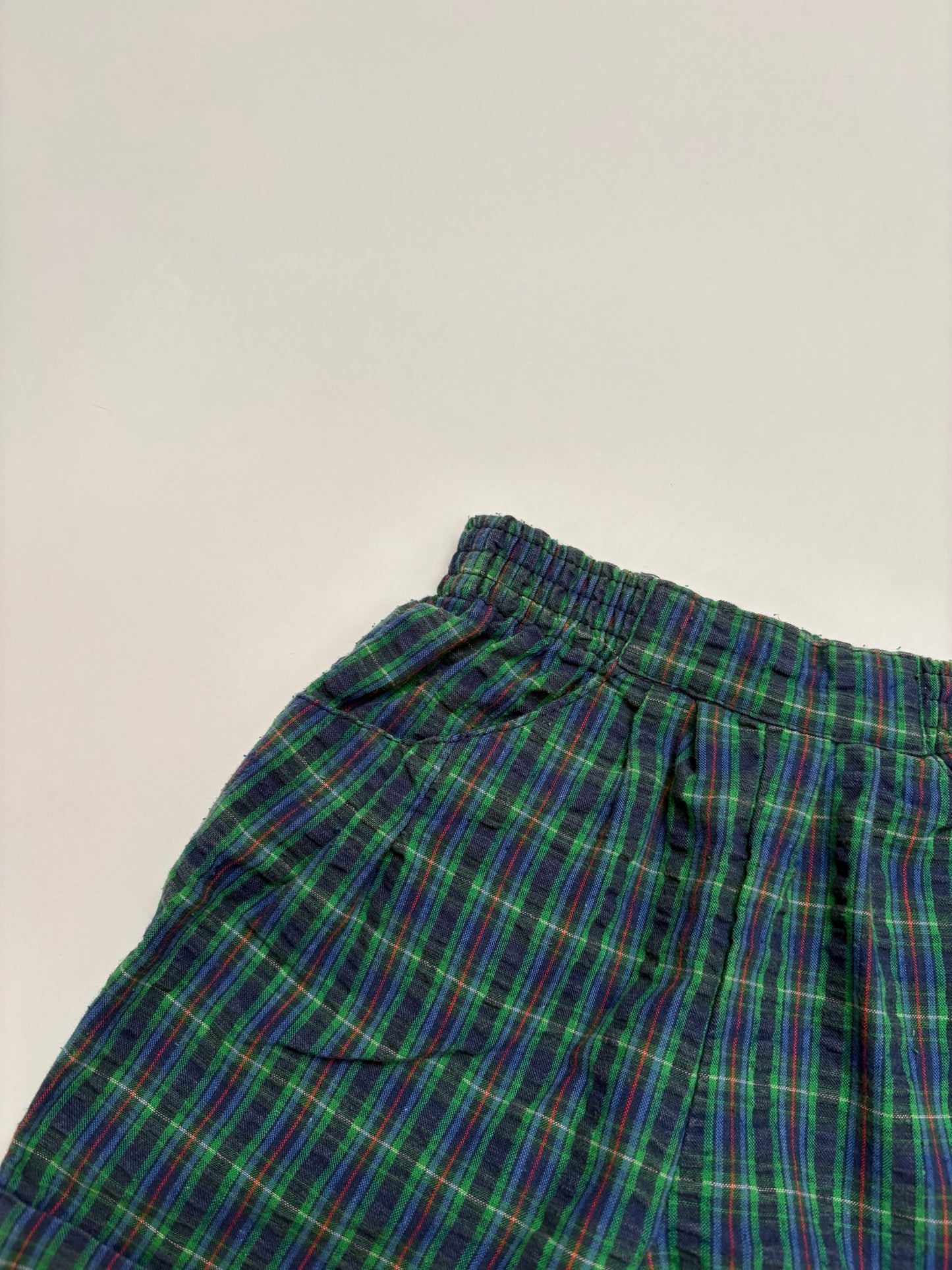 short met ruitjes (12 mnd)