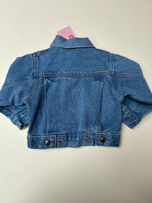 Jeansjas baby (12 mnd)