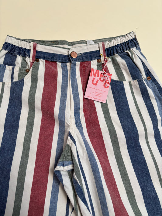jeansshort strepen (12 jaar)