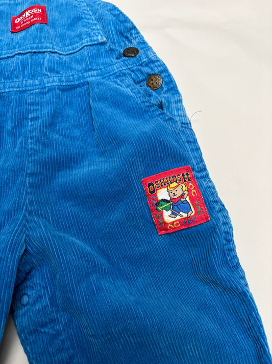 petrolblauwe Oshkosh salopette (18/24 mnd)