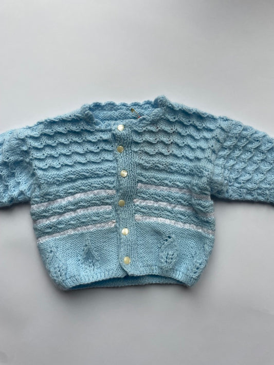 baby(blue) knit (3/6 mnd)