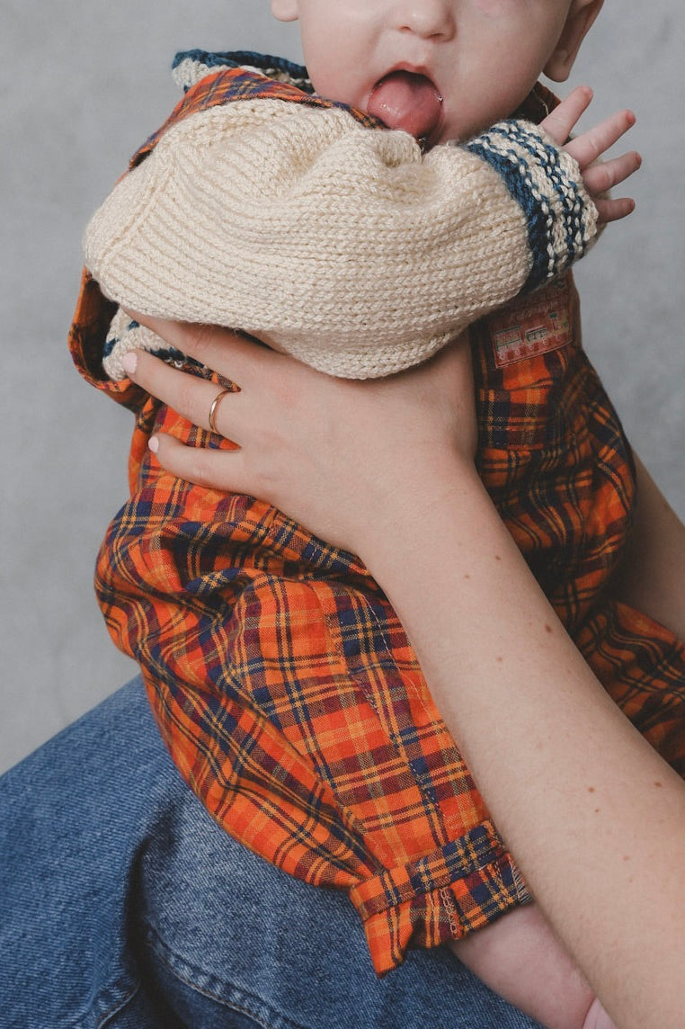 salopette ruitjes (6 mnd)