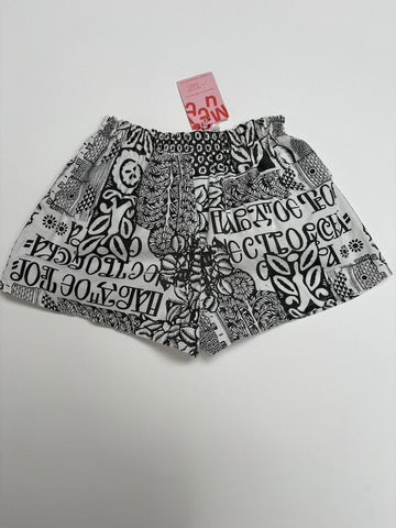 korte short met print (7/8 jaar)