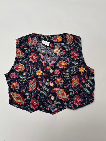 gilet print (7/8 jaar)