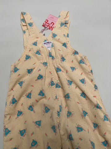 Oshkosh salopette met konijntjes (3/4 jaar)