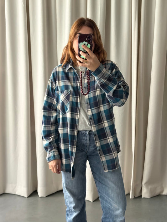 flanellen hemd met ruiten (M/L)