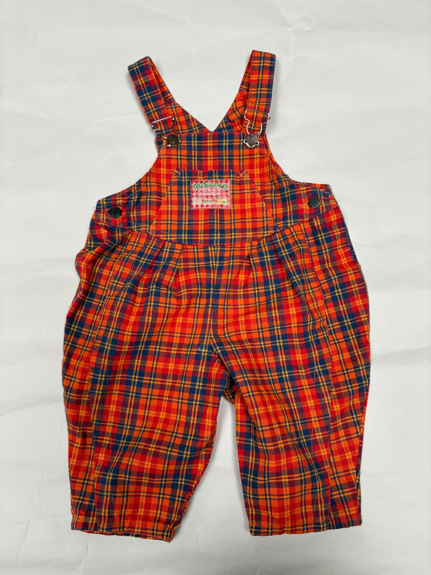 salopette ruitjes (6 mnd)